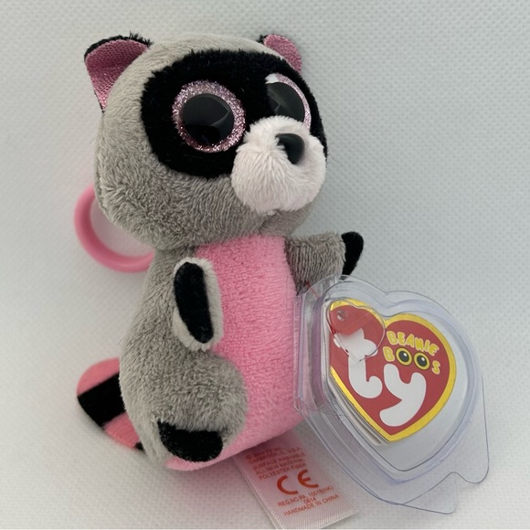 Ty Beanie Boos Collection Rocco the Racoon Plush Bundle - Picture 8 of 9